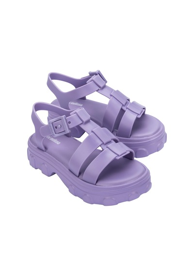 Mini Melissa Ella Infantil Preto Kız Çocuk Sandalet Mor 36442 Mor