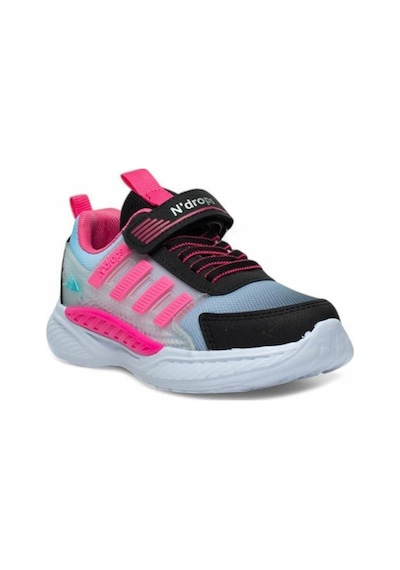Ndrops 023-25 Anorak Anatomik Kız Çocuk Sneaker Siyah Fuşya 31-35 Siyah