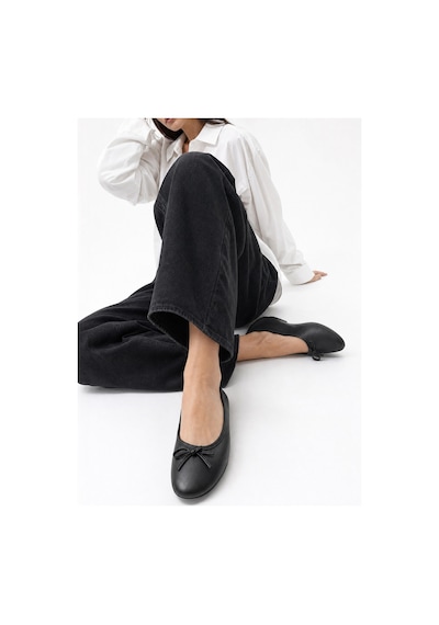 Luvishoes Cilt Kadın Babet Siyah
