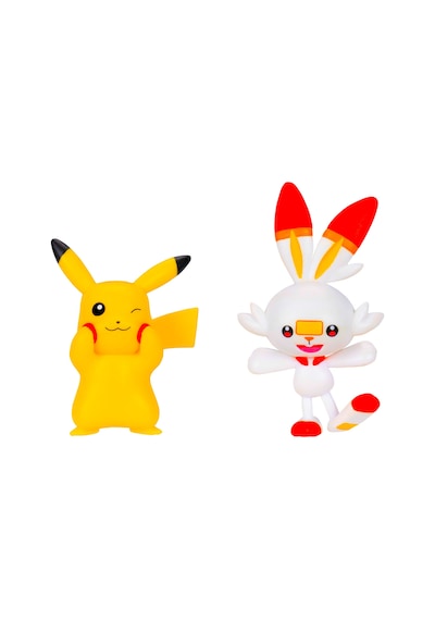 Pokemon Battle 2'li Figür Seti Pkw4076 - Pikachu Ve Scorbunny