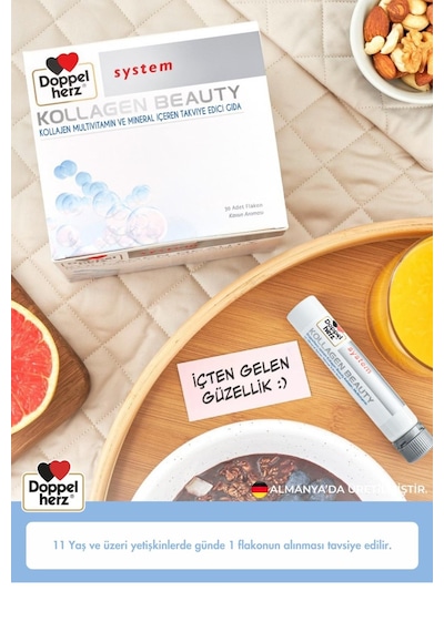 Doppelherz System Kollagen Beauty 30 X 25 Ml Flakon 1 Alana 1 Bedava