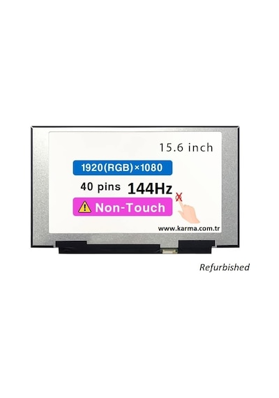 15.6'' 40pin Slim Led Ips Notebook Lcd Ekran, Panel - 1920 1080 / Nv156fhm-n4g - 144hz / Refurbished