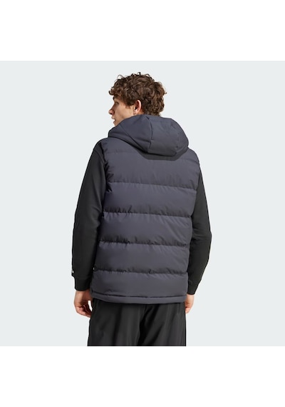 Adidas Erkek Helionic Hooded Down Siyah Yelek Ix8113 001