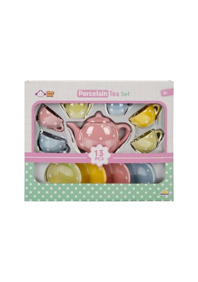 Vitrin Dolusu Ch1501 Porselen Çay Takımı 13 Parça -sun Çok Renkli