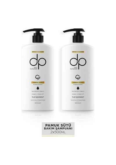 Dp Daily Perfection Şampuan Pamuk Sütü 2 x 500 ML