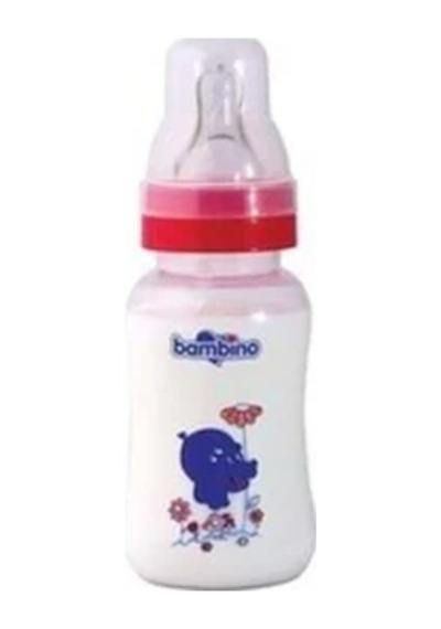 Bambino 150 ML Natural Desenli Silikon Emzikli PP Biberon
