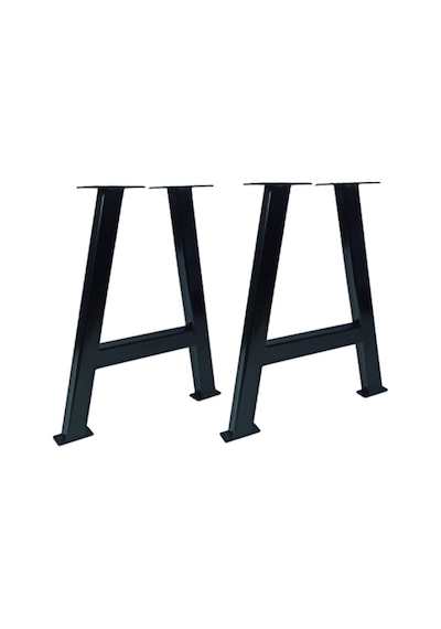 CVTdesign Metal Sehpa Ayakları Ahşap Masif Kütük Orta Sehpa Ayağı Ayak Seti