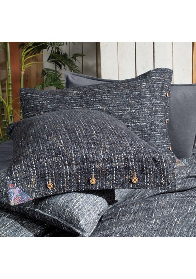 Glamis King Size Battal Boy %100 Pamuk Flanel Pazen Nevresim Takımı Gri Gri