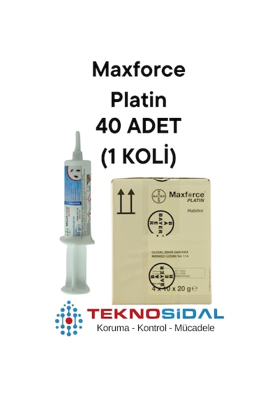 Maxforce Platin Hamamböceği Jeli 20gr 1 Koli 40x20g Distribütör Garantili Orijinal Ürünc