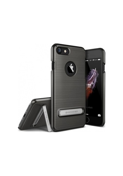 Vrs Apple Uyumlu iPhone 7 İle Simpli Lite Kılıf Titanium Siyah