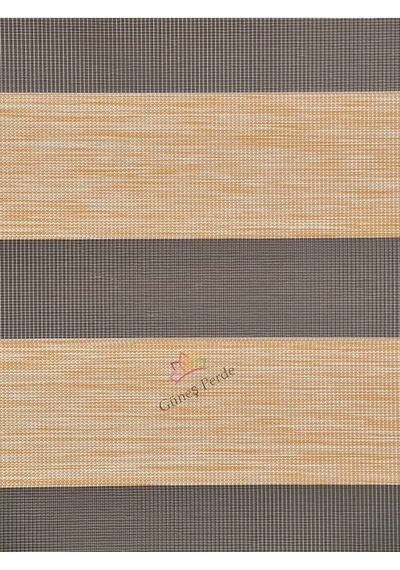 Ithal Bambu Sütlü Kahve R-06 Stor Zebra Perde Sütlü Kahve