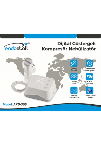 Dijital Göstergeli Kompresör Nebülizatör