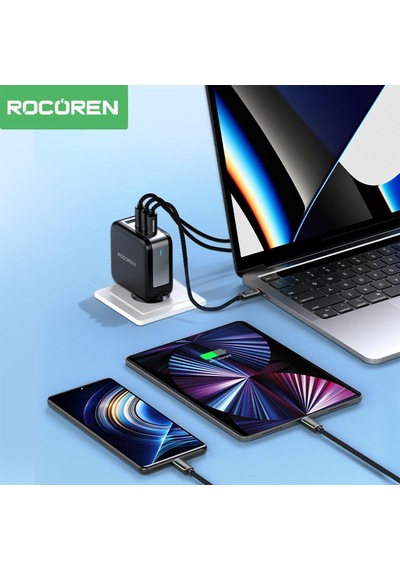 60w Type-c To Type-c Rgb Aydınlatmalı Örgülü Şarj Ve Data Kablosu 2 Metre Diğer
