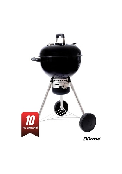 Partner 45.00 Black Profesyonel Kömürlü Barbekü - Mangal - Bbq Diğer