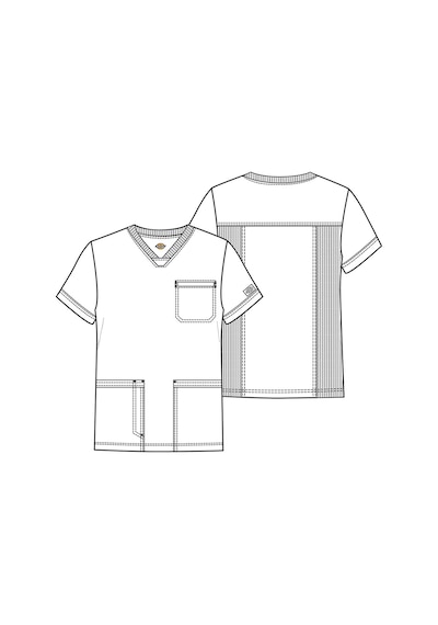 Dickies Dk845 Dk110t Cerrahi Takım Ciel Mavisi