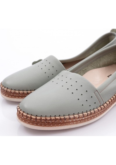 Dgn P25 P25-1512-R1940 Soft Anatomic Footwear Deri Kadın Ayakkabı Yeşil