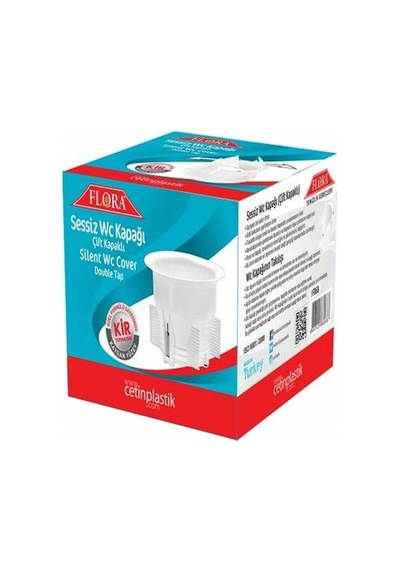 Flora F068 Çift Kapaklı Sessiz Wc Kapağı Ahşap