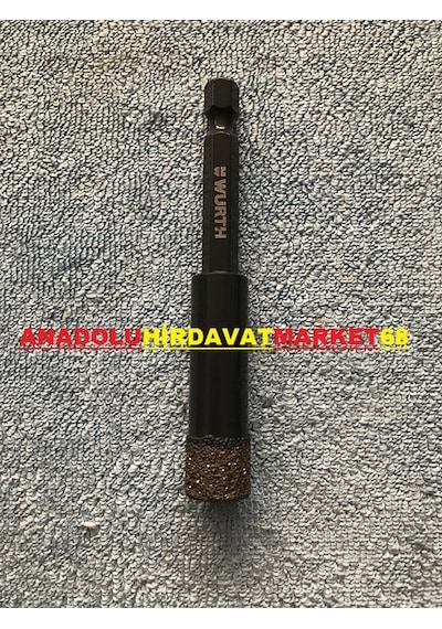 Würth 10mm Granit Mermer Delme Panç Elmas Delici 10x80 Germany N11.1468