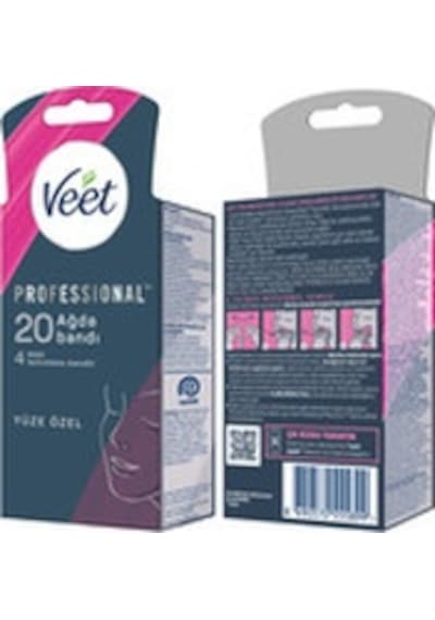 Veet Professional Sir Ağda Bandı Yüz Bölgesi Normal Ciltler 20'li