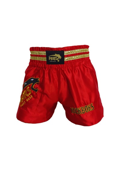 Parsspor Pars Kick Boks Şortu Nakışlı Kırmızı