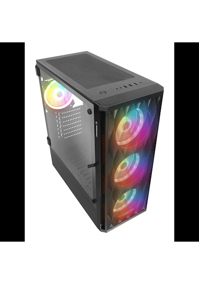 Rampage X-horse 850w 80+ 4 12cm Argb Fan+kontrolcü Manyetik Temperli Camlı Mid-t Gaming Oyuncu Kasas