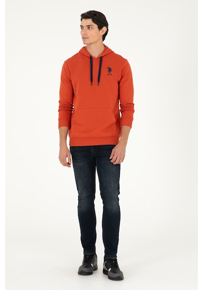 U.s. Polo Assn. Erkek Kiremit Sweatshirt 50289059-vr031 Kiremit