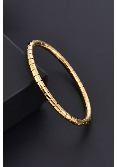 Chavin Gold Kelepçe Dizayn Çelik Bayan Bileklik Ev08sr Gold