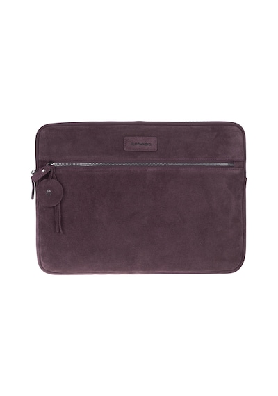 Burgundy Still Hakiki Süet Deri 13-14 İnç Macbook Uyumlu/laptop Kılıfı Bordo