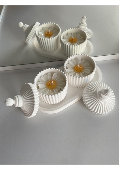 Bernami Mumluk Şamdanpinterest 3 Lü Dekoratif Set Diğer