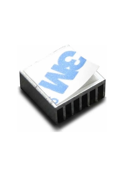 14 MM x 14 MM x 6 MM Alüminyum Metal Soğutucu Blok Termal Etiket Radyatör Amfi Led Entegre Transistör