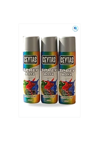 Sprey Boya Gri 200 Ml 1 Adet Pratik Püskürtme Formu Kolay Uygulam
