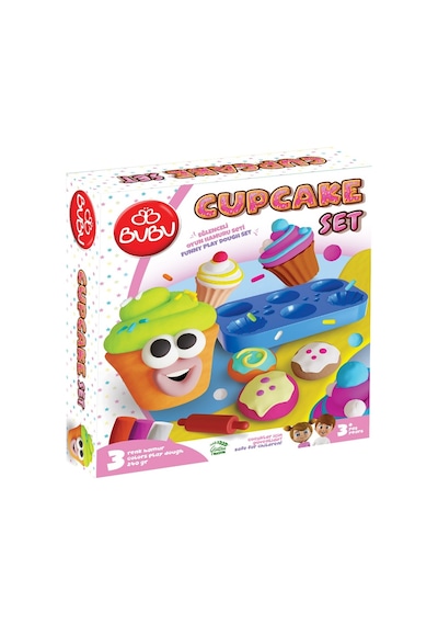 Bubu Cupcake Oyun Hamuru Seti 7 Parça