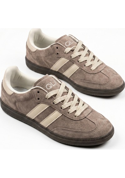 V.S.H Velvet Kadın Vizon Süet Kadın Retro Spor Ayakkabı Te02-2440