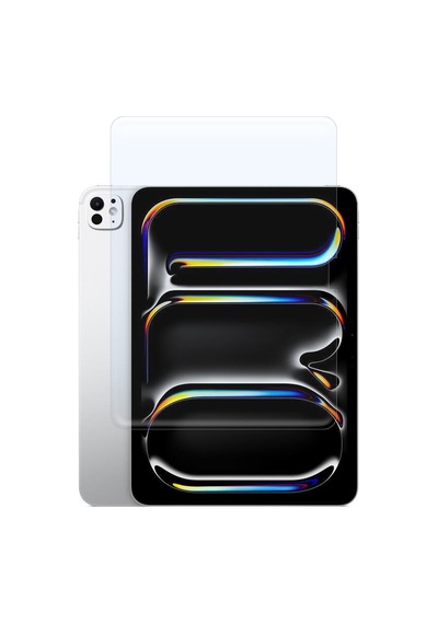 İpad Pro M5 13 İnç Uyumlu 9h Şeffaf Darbe Emici Kırılmaz Tablet Nano Ekran Koruyucu Şeffaf