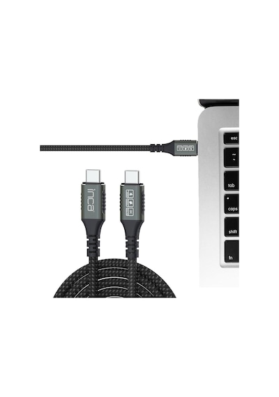 Inca Itct-40 Usb4 8k 60hz Thunderbolt 4/3 40 Gbps Pd240w Type-c To Type-c Kablo-0.8m Usb 4, 40gbps Veri Aktarım Kapasitesi Gan Şarj Cihazı Ve Tüm Usb C Tipi Cihazlar