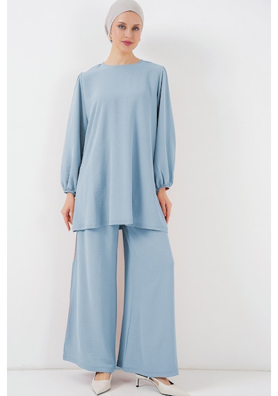 Bigdart Ayrobin Tunik Pantolon Alt Üst Takım 6712 - Açık Mavi