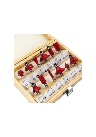 Rox Wood 12 Parça Ahşap Freze Seti 6mm Sap