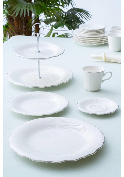 Acar Sinatra 6 Kişilik 20 Parça Brunch Seti - Silver