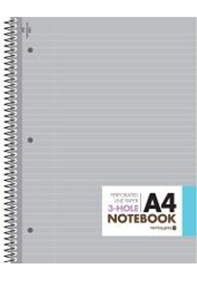 Morning Glory 5000 A4 Çizgili Defter Gri 11111-84605