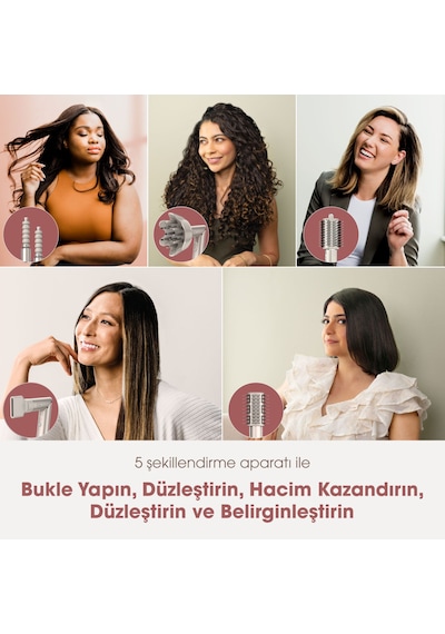 Shark FlexStyle 5-in-1 HD446SLEU Saç Kurutma & Şekillendirme Sistemi - Stone
