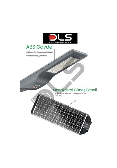 100w Profesyonel Solar Sokak Armatürü Tüm Gece Aydınlatma Güneş Enerjili Slr-102-100-01