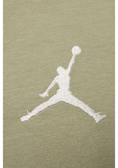 Nike Air Jordan Jumpman Ss Crew Mens Erkek Günlük Tişört Yeşil Yeşil