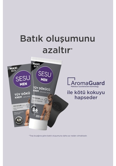 Sesu Tüy Dökücü Krem Erkek 200 Ml