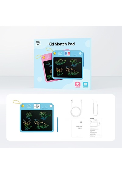 Xp-pen Doodle Çizim Ve İngilizce Öğreten Tablet Mavi 13.3 İnç, Sesli Eğitim, Usb-c Şarjlı Learning Board