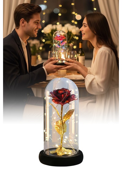 Metalik Kadife Sonsuzluk Gülü Işıklı Şeffaf Kutulu Dekoratif Gül Aranjmanı Hediye Kutusu İçerisinde Romantik Ve Şık Görünümlü Ömürlük Yapay Gül Aksesuarı Sevgililer Günü Ve Özel Günler İçin Diğer Metalik Kadife Sonsuzluk Gülü Işıklı Şeffaf Kutulu Dekoratif Gül Aranjmanı Hediye Kutusu İçerisinde Romantik Ve Şık Görünümlü Ömürlük Yapay Gül Aksesuarı Sevgililer Günü Ve Özel Günler İçin Diğer