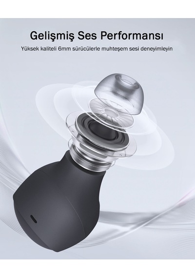 Aukey Ep-m3a-gy Kablosuz Kulak İçi Kulaklık - Gri