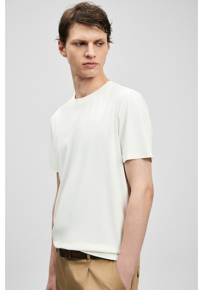 Lufian Altero Hi- Tech Performance Dikişsiz T- Shirt Beyaz 111020320100500