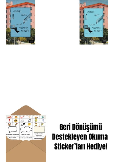 Yaşam Kullanma Kılavuzu Ciltli + Yaşam Kullanma Kılavuzu + Okuma Sticker'ları