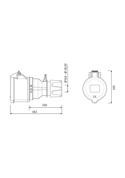 Bemis 5x32 A Uzatma Priz Bc1-3505-2312
