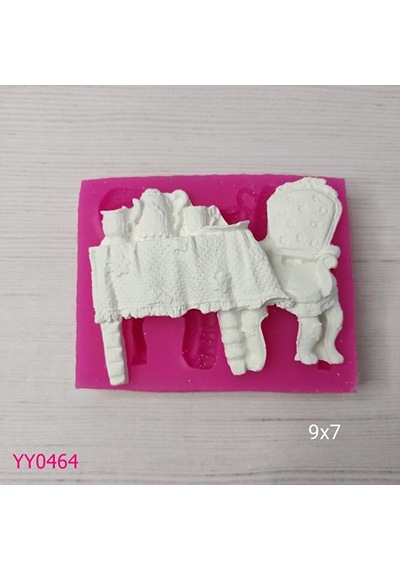 Yy0464 Birleşik Yemek Masası Ve Sandalye Silikon Kalıp
